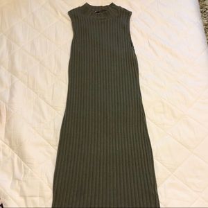 High neck line dress